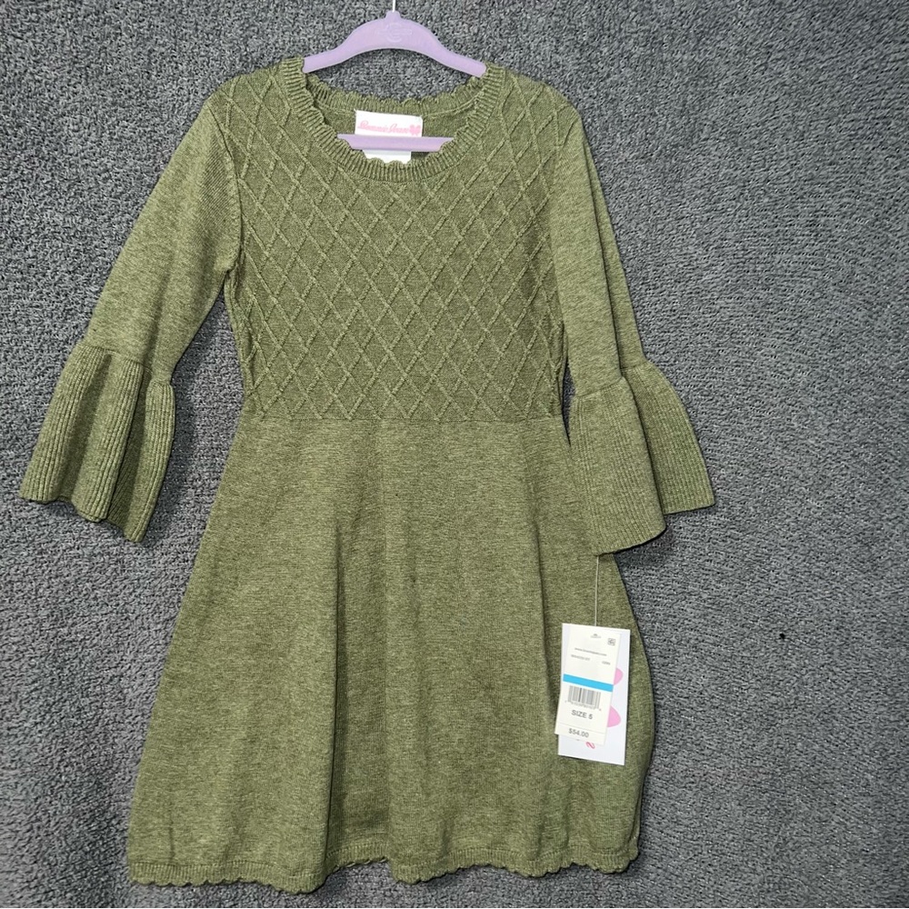 Brand new girls green dress